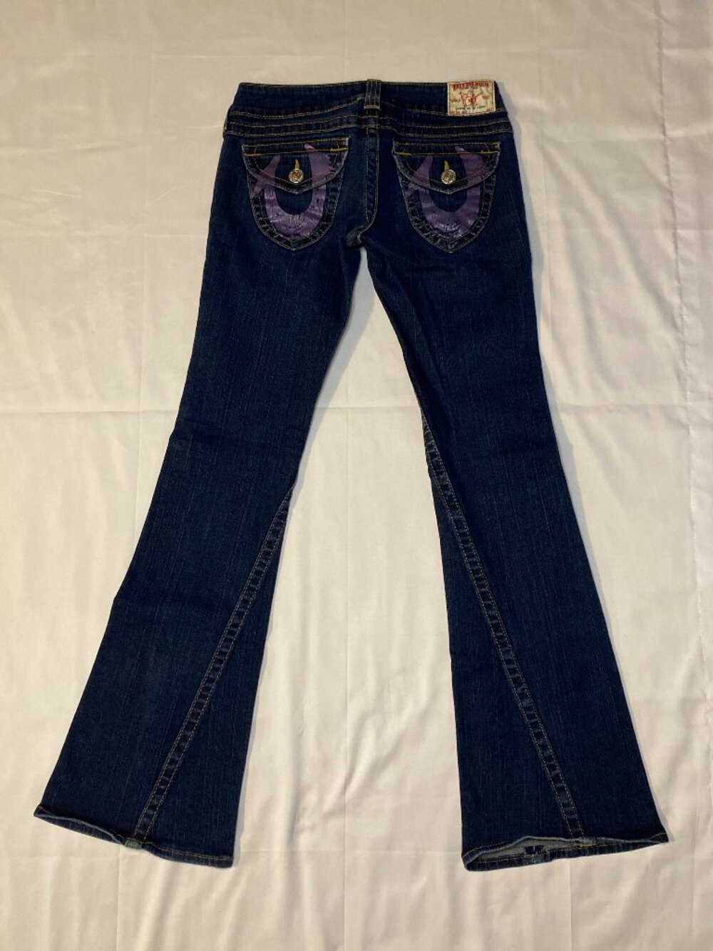 Vintage True Religion Low Rise Bootcut Denim Jeans